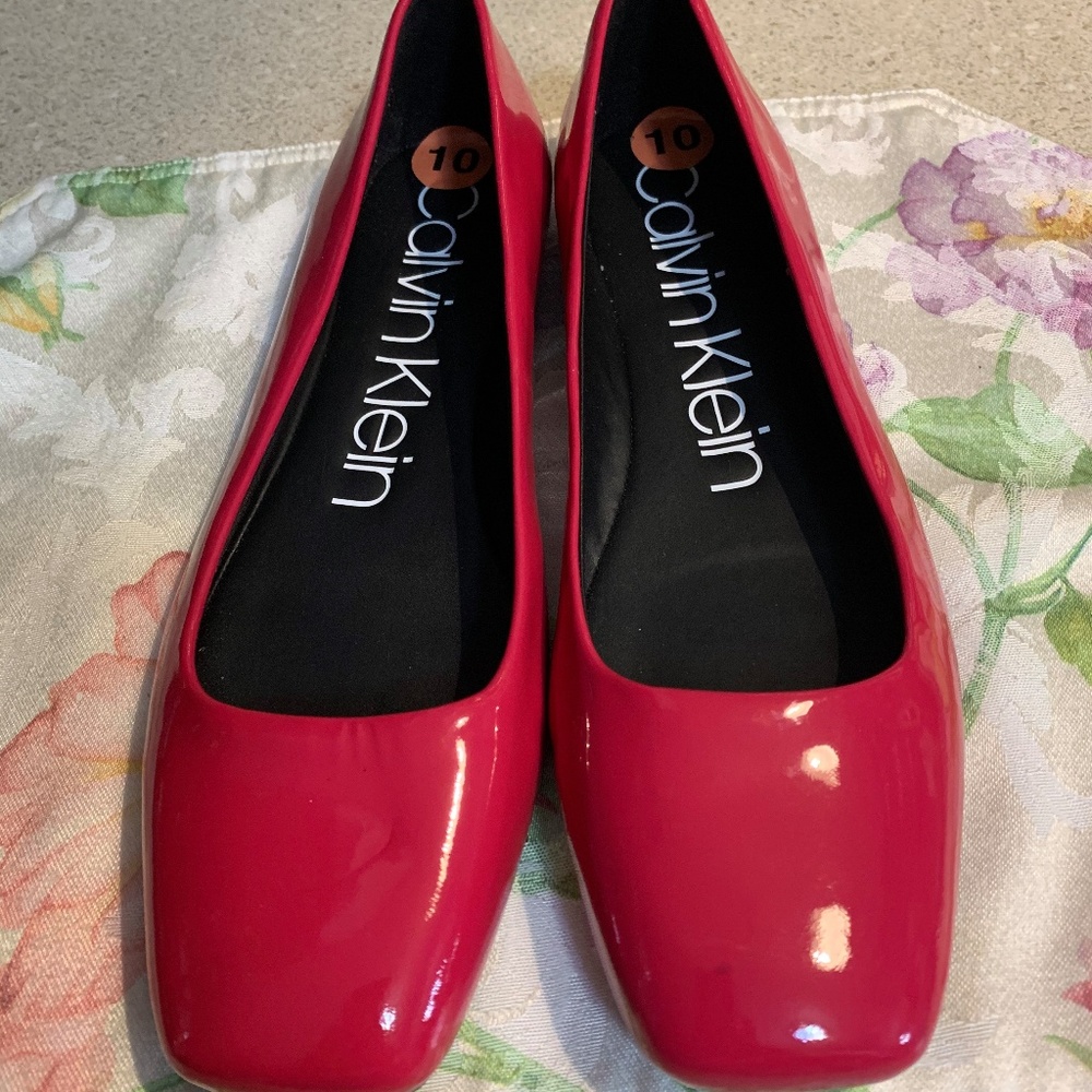 Pair of Calvin Klein Flats  NWOT  Size 10
